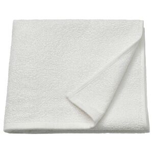 5 piece white ikea bath towels Length: 47 "
Width: 22 " 100% cotton NEW